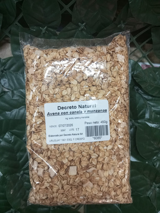 AVENA CON MIEL Y MANZANA
