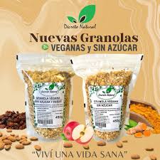 GRANOLA VEGANA SIN AZUCAR