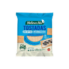 TOSTADAS ARROZ INTEGRAL SIN SAL MOLINOS ALA