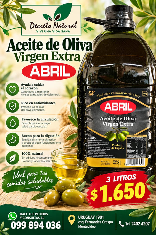 ACEITE DE OLIVA ABRIL VIRGEN EXTRA