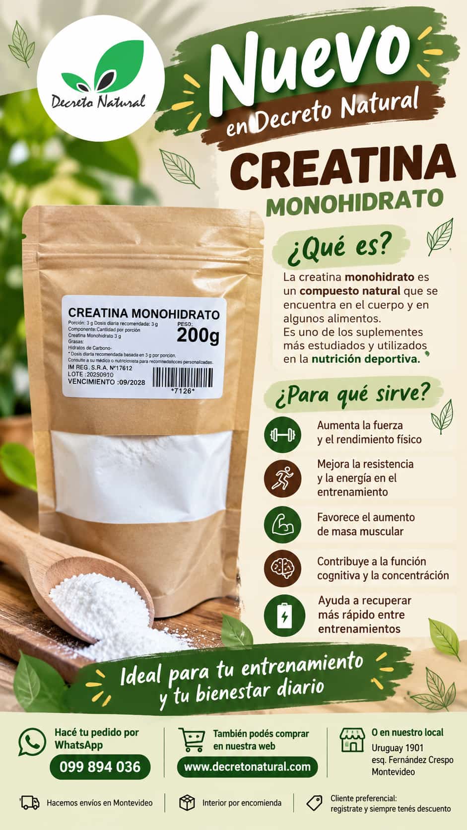 CREATINA MONOHIDRATO